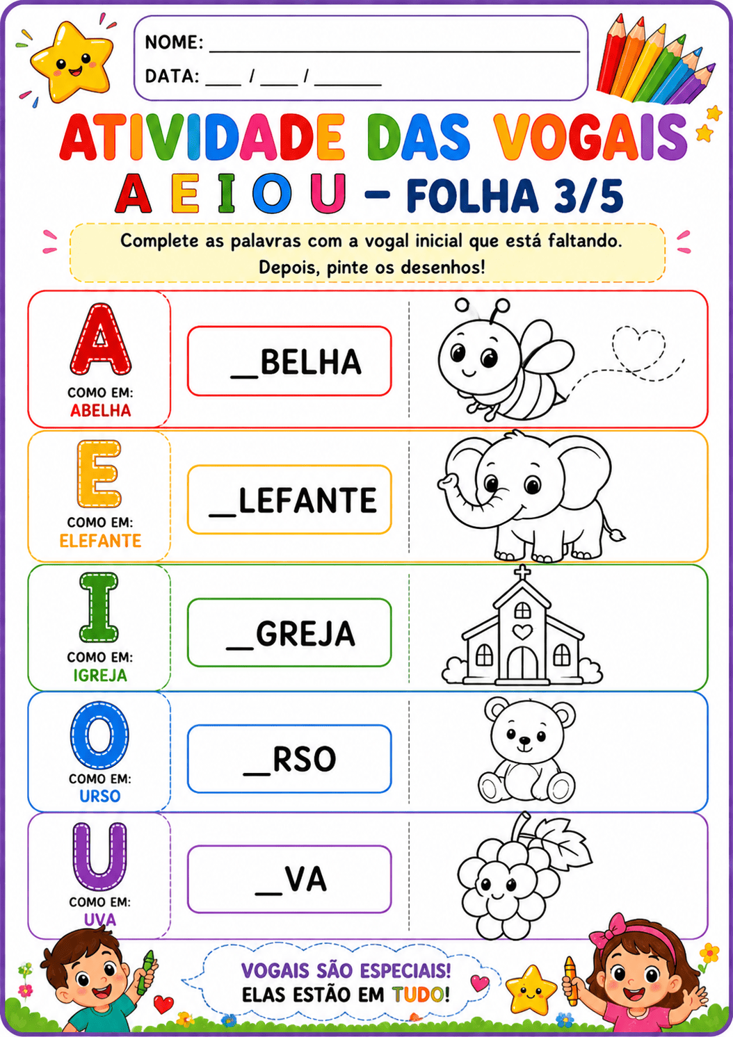 Atividades educativas