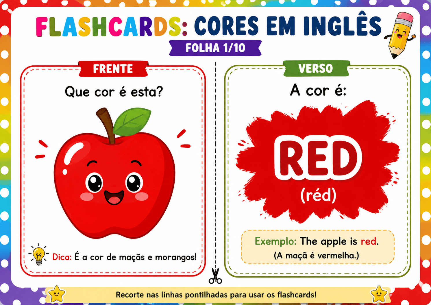 Organização de cadernos e exercícios pedagógicos
